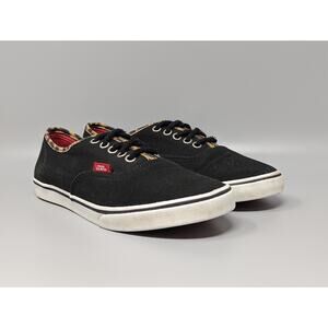 Vans Unisex Skate Shoes Lo Pro Black Leopard Sneakers Size Men's 4.5 Womens 6